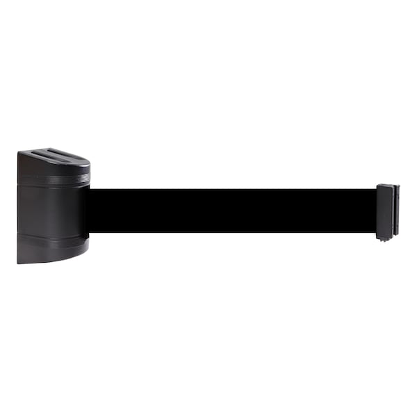 Queue Solutions WallPro 300, Black, 10' Red/White CAUTION-DO NOT ENTER Belt WP300B-RWC100